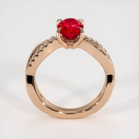 1.22 Ct. Ruby Ring, 14K Rose Gold 3