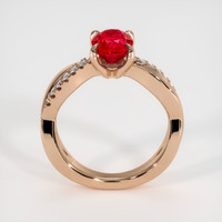 1.54 Ct. Ruby Ring, 14K Rose Gold 3