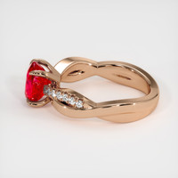 1.54 Ct. Ruby Ring, 14K Rose Gold 4