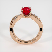 1.44 Ct. Ruby Ring, 14K Rose Gold 3