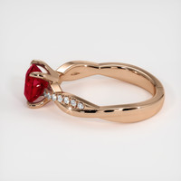 1.49 Ct. Ruby Ring, 14K Rose Gold 4