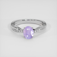 1.47 Ct. Purple Sapphire Ring, Silver 1