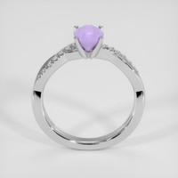 1.47 Ct. Purple Sapphire Ring, Silver 3