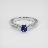 1.00 Ct. Color Change Sapphire Ring, 10K White Gold 1