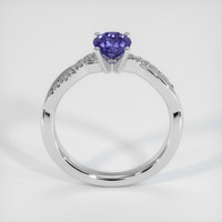 0.85 Ct. Bluish Purple Sapphire Ring, 10K White Gold 3