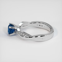 1.20 Ct. Sapphire Ring, 14K White Gold 4