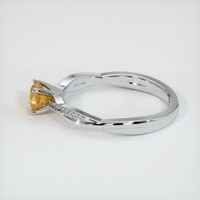 0.54 Ct. Bi Color Sapphire Ring, 14K White Gold 4