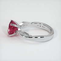 2.06 Ct. Sapphire Ring, 14K White Gold 4