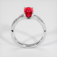 2.06 Ct. Ruby Ring, 14K White Gold 3