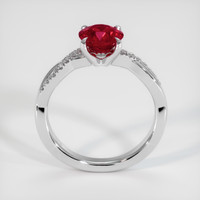 1.49 Ct. Ruby Ring, 14K White Gold 3