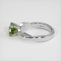 1.28 Ct. Bi Color Sapphire Ring, 14K White Gold 4