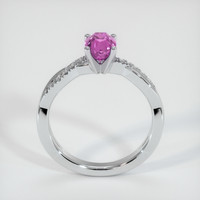 1.06 Ct. Purple Sapphire Ring, 14K White Gold 3