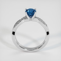 1.20 Ct. Sapphire Ring, 18K White Gold 3