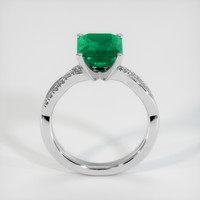 2.36 Ct. Emerald Ring, 18K White Gold 3