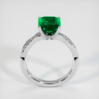 2.53 Ct. Emerald Ring, 18K White Gold 3