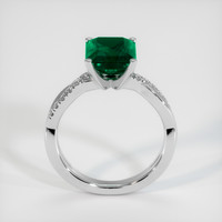 3.28 Ct. Emerald Ring, 18K White Gold 3