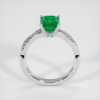 1.61 Ct. Emerald Ring, 18K White Gold 3