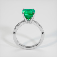 2.46 Ct. Emerald Ring, 18K White Gold 3