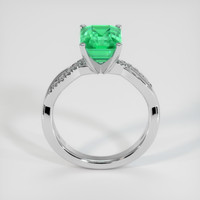 2.92 Ct. Emerald Ring, 18K White Gold 3