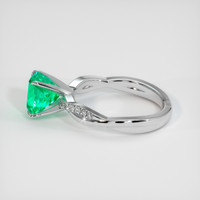 1.97 Ct. Emerald Ring, 18K White Gold 4