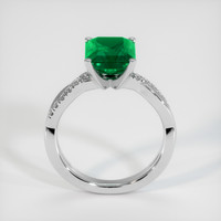 2.96 Ct. Emerald Ring, 18K White Gold 3