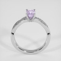 0.97 Ct. Purple Spinel Ring, 18K White Gold 3