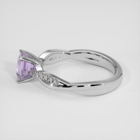 0.97 Ct. Purple Spinel Ring, 18K White Gold 4