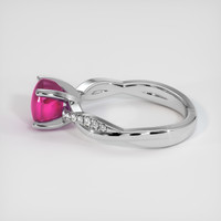 2.61 Ct. Ruby Ring, 18K White Gold 4