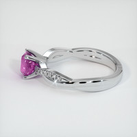 1.06 Ct. Sapphire Ring, 18K White Gold 4