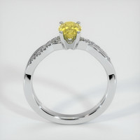 0.79 Ct. Sapphire Ring, 18K White Gold 3