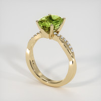 3.50 Ct. Alexandrite Ring, 10K Yellow Gold 2