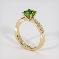 1.28 Ct. Bi Color Sapphire Ring, 10K Yellow Gold 2