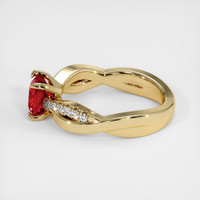 1.37 Ct. Ruby Ring, 14K Yellow Gold 4