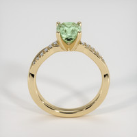 1.59 Ct. Yellowish Green Sapphire Ring, 14K Yellow Gold 3