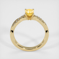0.84 Ct. Sapphire Ring, 14K Yellow Gold 3