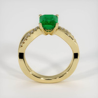 1.61 Ct. Emerald Ring, 18K Yellow Gold 3