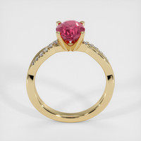 2.06 Ct. Sapphire Ring, 18K Yellow Gold 3