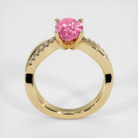 2.73 Ct. Pink Sapphire Ring, 18K Yellow Gold 3