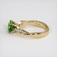 1.28 Ct. Bi Color Sapphire Ring, 18K Yellow Gold 4