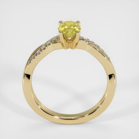 0.79 Ct. Yellow Sapphire Ring, 18K Yellow Gold 3