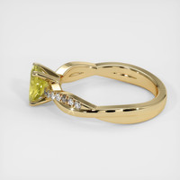 0.79 Ct. Yellow Sapphire Ring, 18K Yellow Gold 4