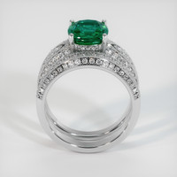 2.44 Ct. Emerald Ring, Platinum 950 3