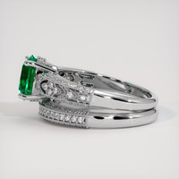 1.56 Ct. Emerald Ring, Platinum 950 4