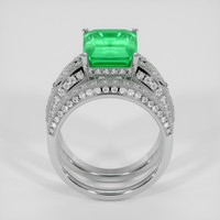 4.38 Ct. Emerald Ring, Platinum 950 3