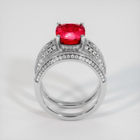 5.14 Ct. Ruby Ring, Platinum 950 3