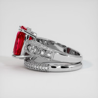 5.14 Ct. Ruby Ring, Platinum 950 4