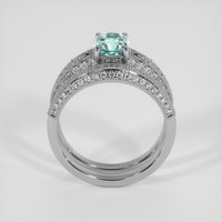 1.88 Ct. Bluish Green Sapphire Ring, Platinum 950 3