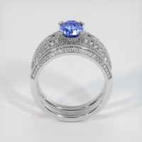 2.20 Ct. Blue Sapphire Ring, 14K White Gold 3