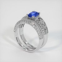 1.78 Ct. Sapphire Ring, 14K White Gold 2