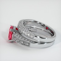 2.10 Ct. Sapphire Ring, 14K White Gold 4